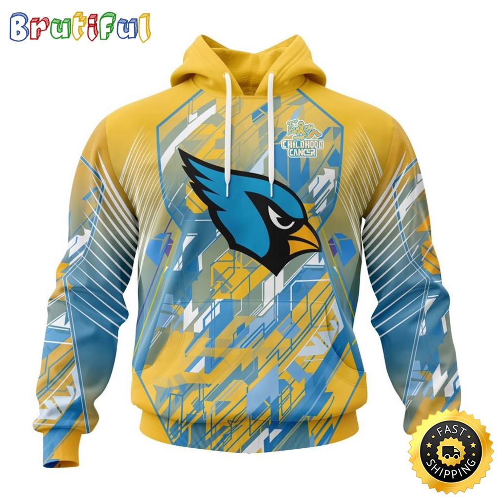 NFL Arizona Cardinals Specialized Design Fearless Against Childhood Cancers Hoodie gso2kr
