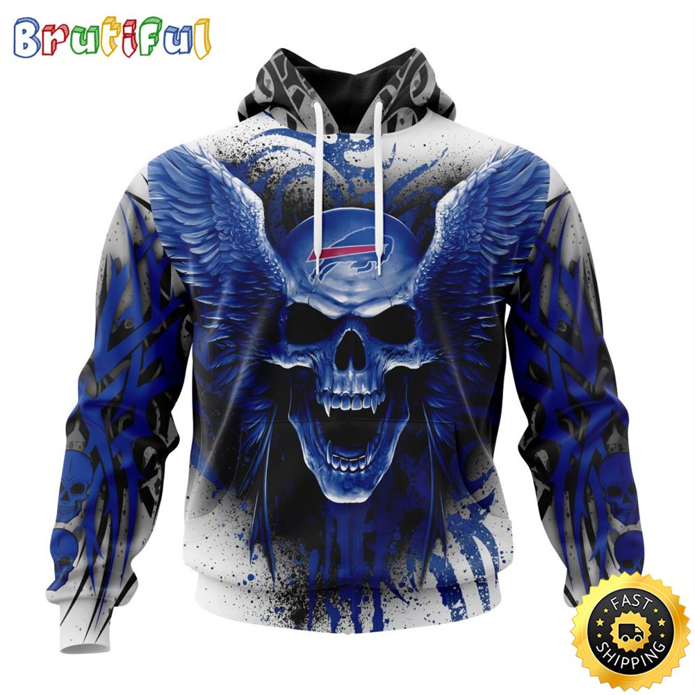 NFL Buffalo Bills 3D Hoodie All Over Print Special Kits With Skull Unite In Team Colors 1 zuysgt
