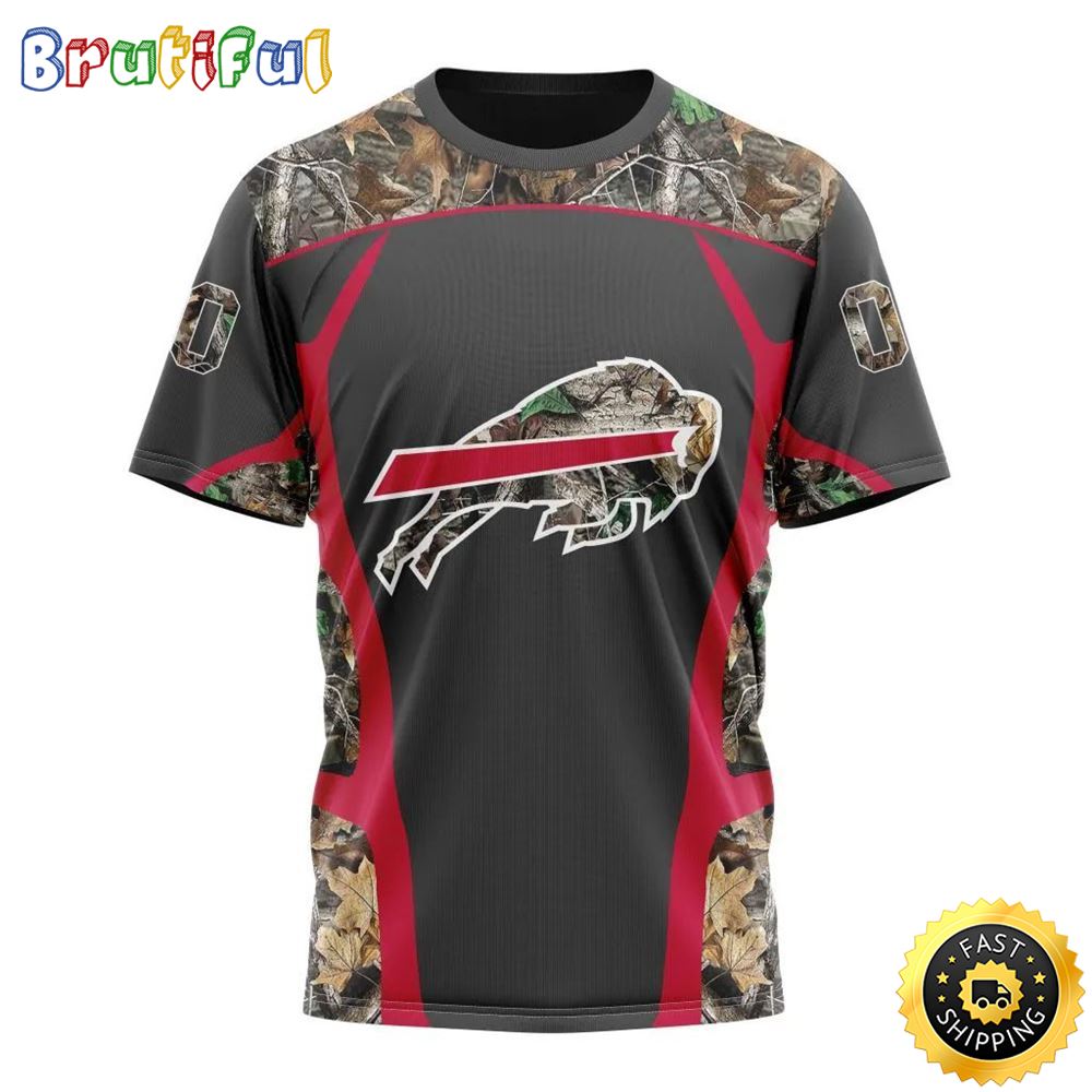 NFL Buffalo Bills 3D T Shirt Camo Hunting Design Stylish Gear For Fans 1 fotngi