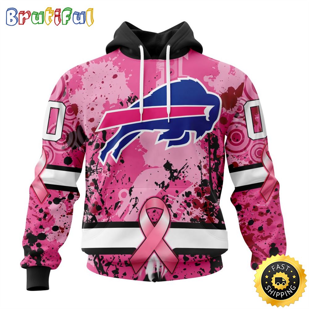 NFL Buffalo Bills All Over Print 3D Hoodie I Pink I Can In October We Wear Pink Breast Cancer Unisex Hoodie 1 fqhj55