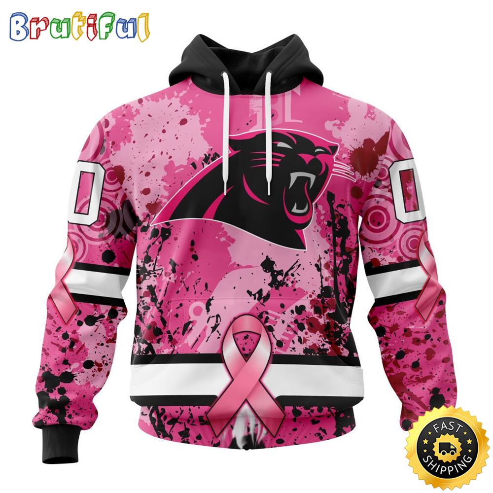 NFL Carolina Panthers All Over Print 3D Hoodie I Pink I Can In October We Wear Pink Breast Cancer Unisex Hoodie 1 hhgq0c