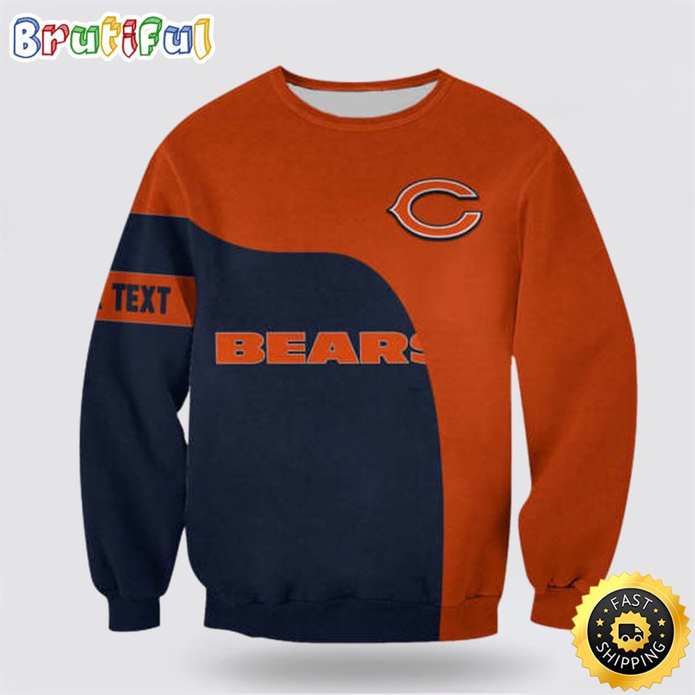 NFL Chicago Bears Crewneck Sweatshirt For Awesome Fans ajvwsp