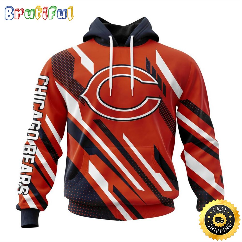 NFL Chicago Bears Special MotoCross Concept Hoodie w5nn6t