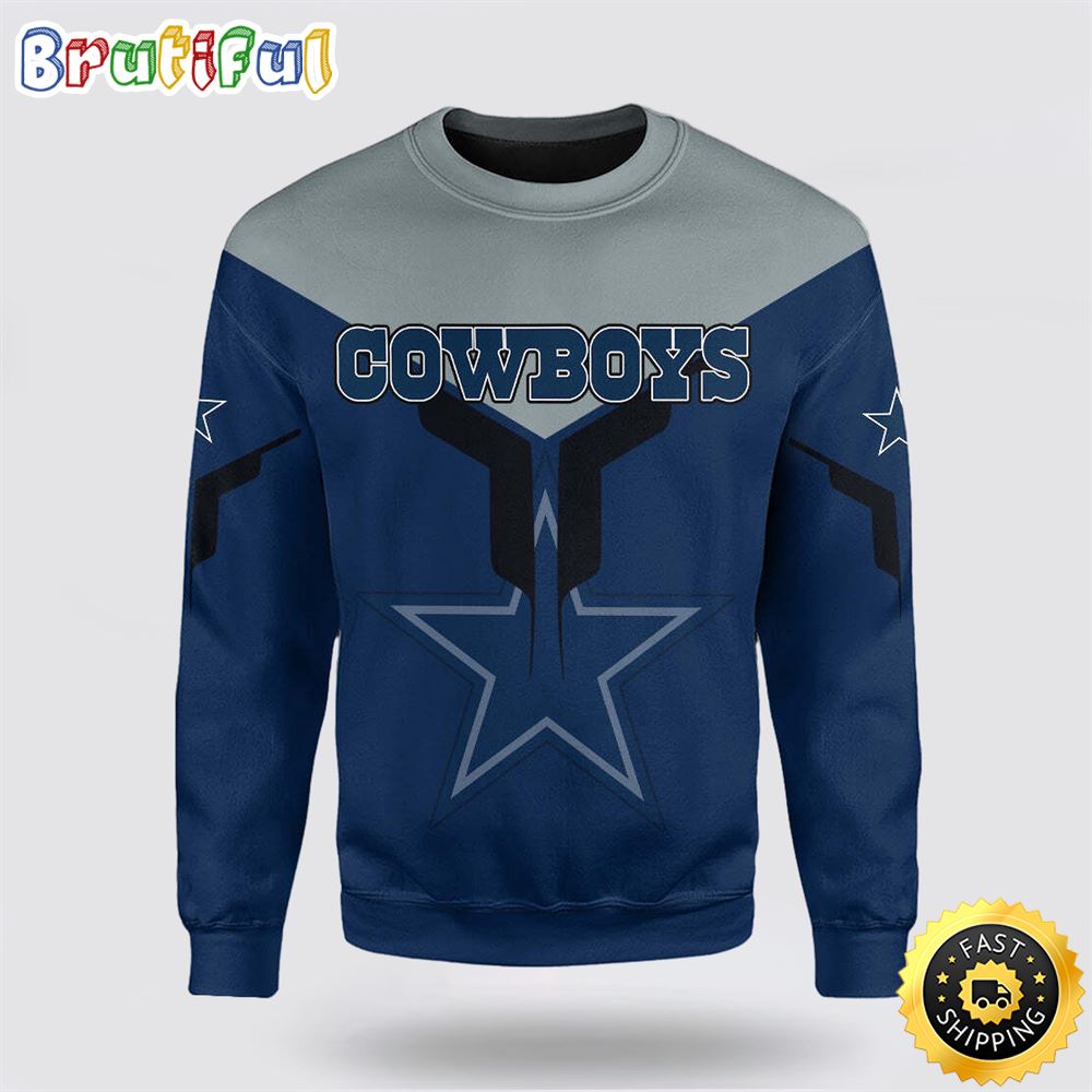 NFL Dallas Cowboys Crewneck Sweatshirt For Awesome Fans wtorgl