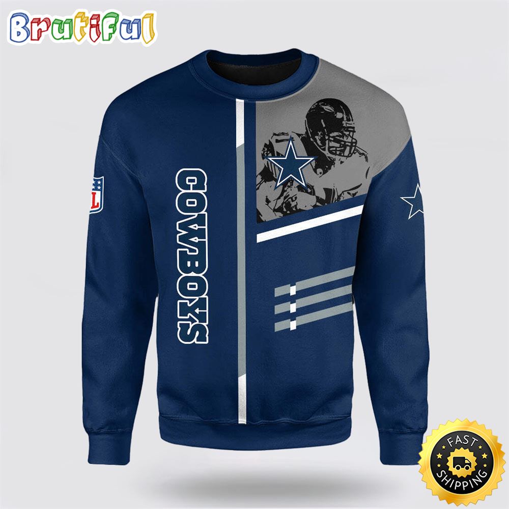 NFL Dallas Cowboys Crewneck Sweatshirt Stand Out In Style kb6ci4