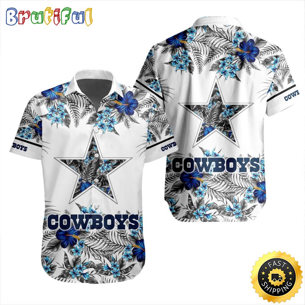 NFL Dallas Cowboys Hawaiian Shirt Special Floral Tropical Team Spirit 1 kxdiwy