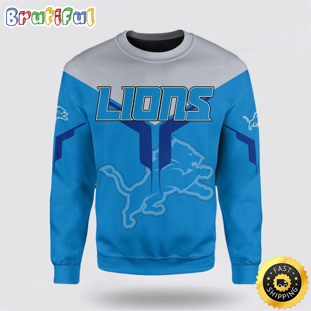 NFL Detroit Lions Crewneck Sweatshirt For Cool Fans ywxney