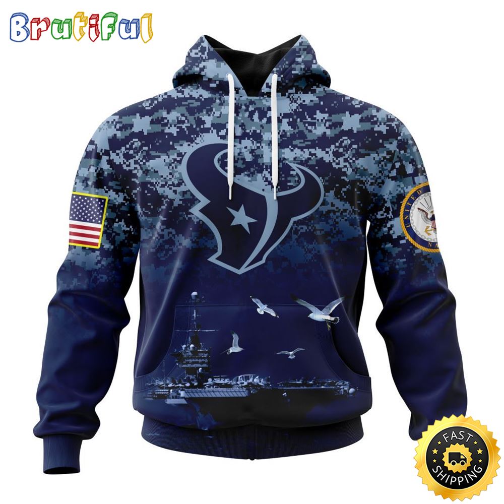 NFL Houston Texans 3D Hoodie Honor US Navy Veterans Stylish Gear For Fans 1 kjvxhq