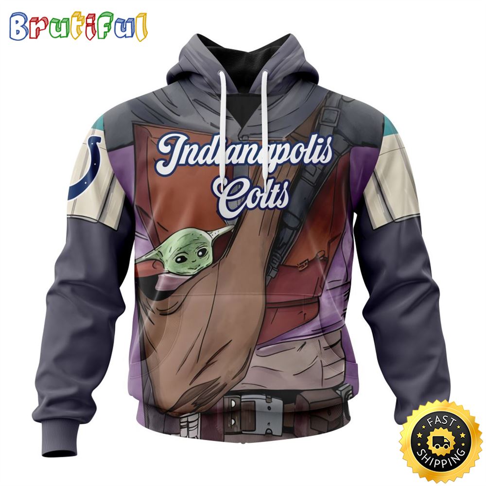 NFL Indianapolis Colts All Over Print 3D Hoodie Specialized Mandalorian And Baby Yoda Unisex Hoodies 1 dgmlid