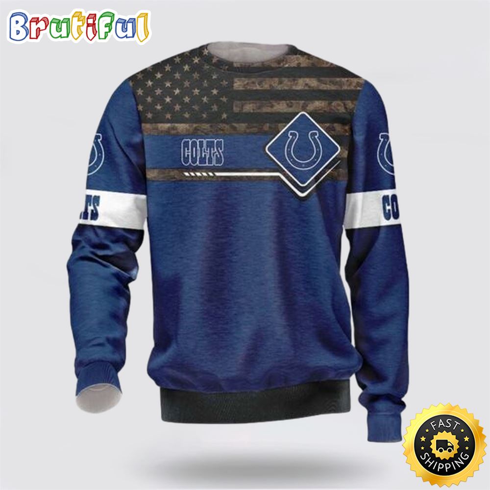 NFL Indianapolis Colts Crewneck Sweatshirt For Cool Fans lewcto