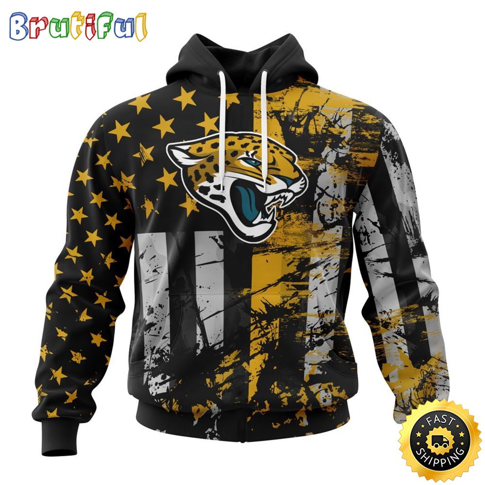 NFL Jacksonville Jaguars 3D Hoodie Classic Grunge American Flag Stylish Warmth For Fans 1 cxmvuy