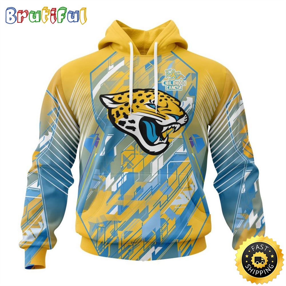 NFL Jacksonville Jaguars Specialized Design Fearless Against Childhood Cancers Hoodie mlzmzo
