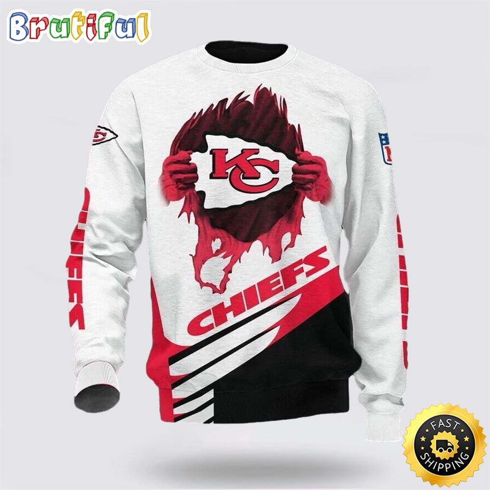 NFL Kansas City Chiefs Crewneck Sweatshirt For Cool Fans ezbzsf