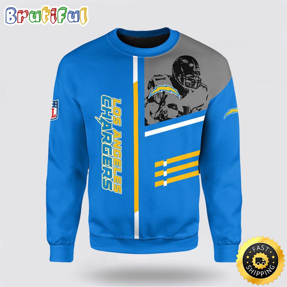 NFL Los Angeles Chargers Crewneck Sweatshirt Gift For Fans rgjws8