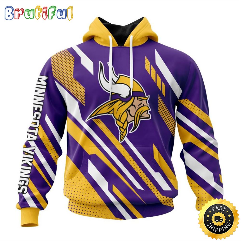 NFL Minnesota Vikings Special MotoCross Concept Hoodie tz4lep