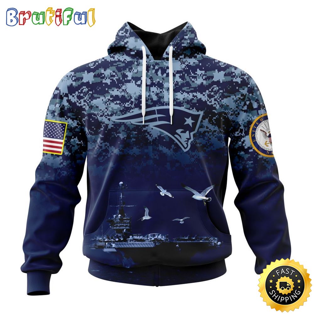 NFL New England Patriots 3D Hoodie Honor US Navy Veterans Stylish Gear For Fans 1 myjb6n