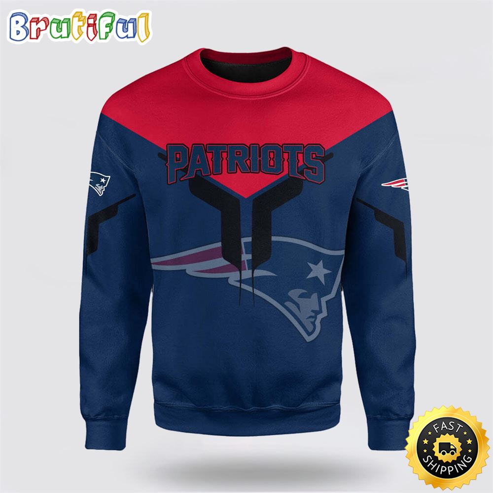 NFL New England Patriots Crewneck Sweatshirt For Awesome Fans tppmxa