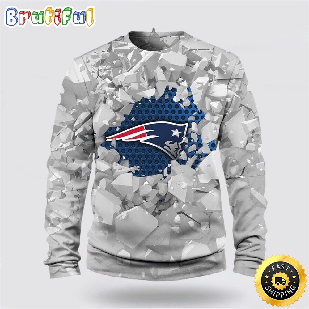 NFL New England Patriots Crewneck Sweatshirt For Cool Fans lmvxuw
