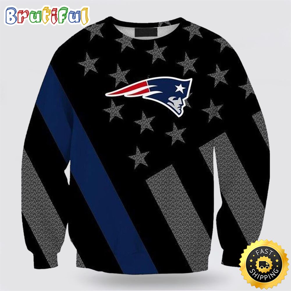 NFL New England Patriots Crewneck Sweatshirt For Football Fans wqnbre