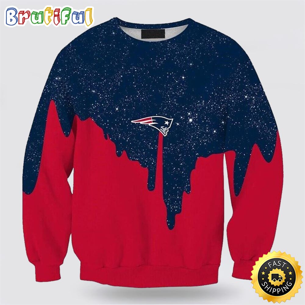 NFL New England Patriots Crewneck Sweatshirt Stand Out In Style ztwczu
