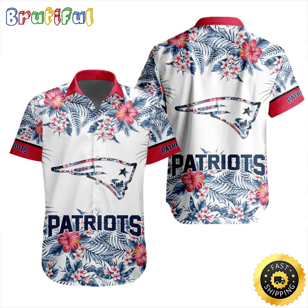 NFL New England Patriots Hawaiian Shirt Special Floral Tropical Team Spirit 1 bznd7f