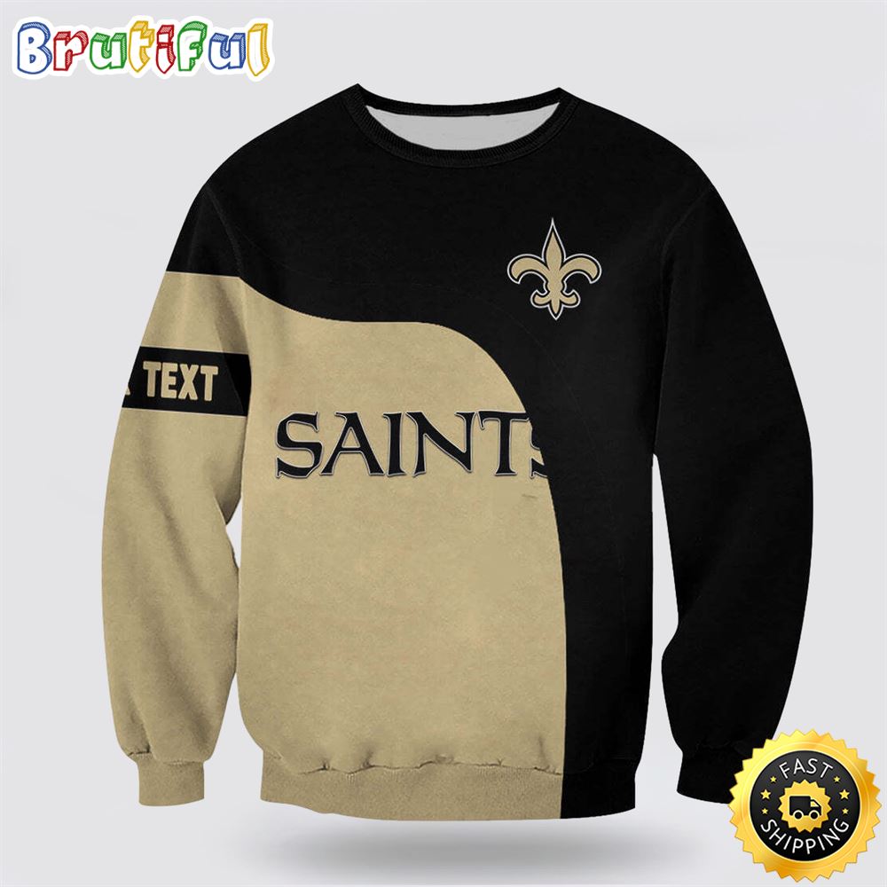 NFL New Orleans Saints Crewneck Sweatshirt Limited Edition Gift xzrjae