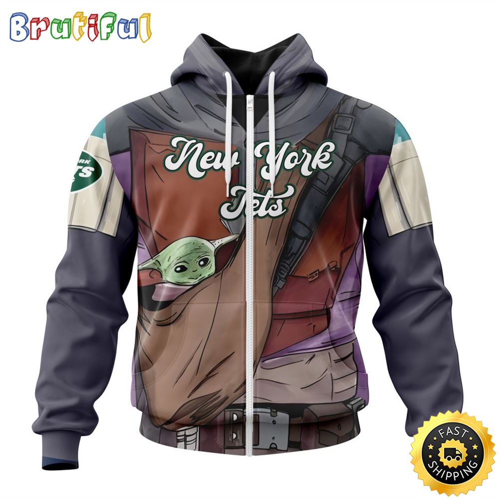 NFL New York Jets All Over Print Zip Hoodie 3D Specialized Mandalorian And Baby Yoda Unisex Hoodies 1 zxw2pm