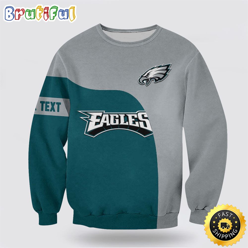 NFL Philadelphia Eagles Crewneck Sweatshirt For Hot Fans ayejlk