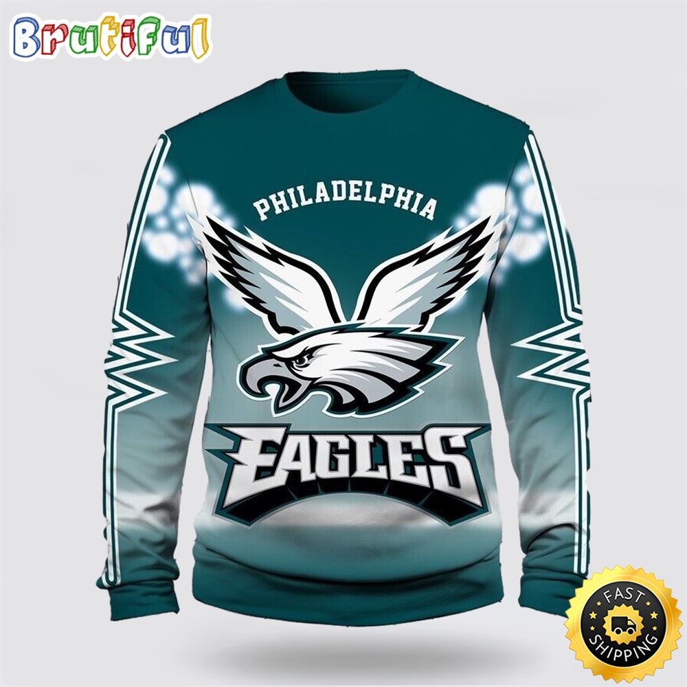 NFL Philadelphia Eagles Crewneck Sweatshirt Limited Edition Gift szmwxl