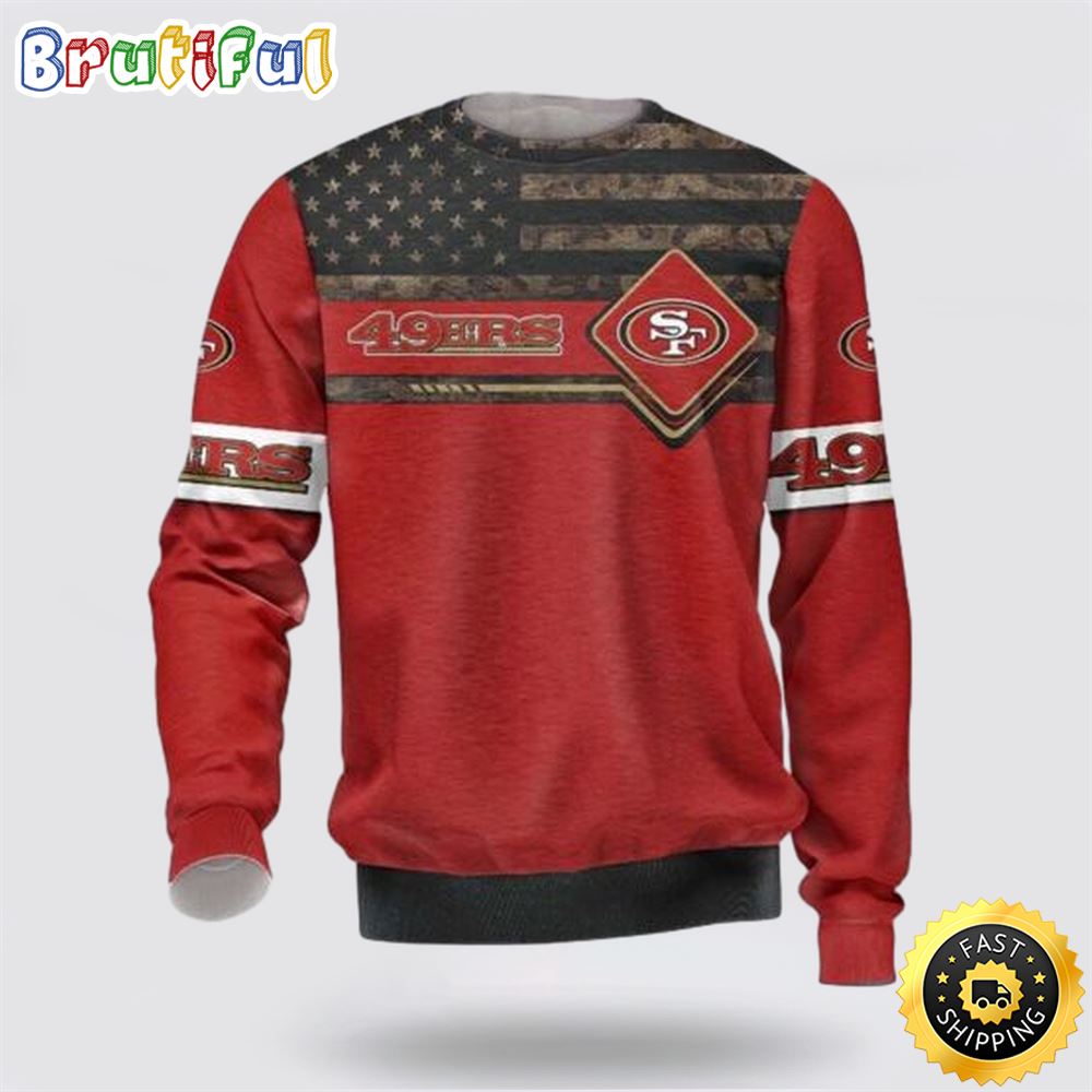 NFL San Francisco 49ers Crewneck Sweatshirt For Hot Fans hrkiem
