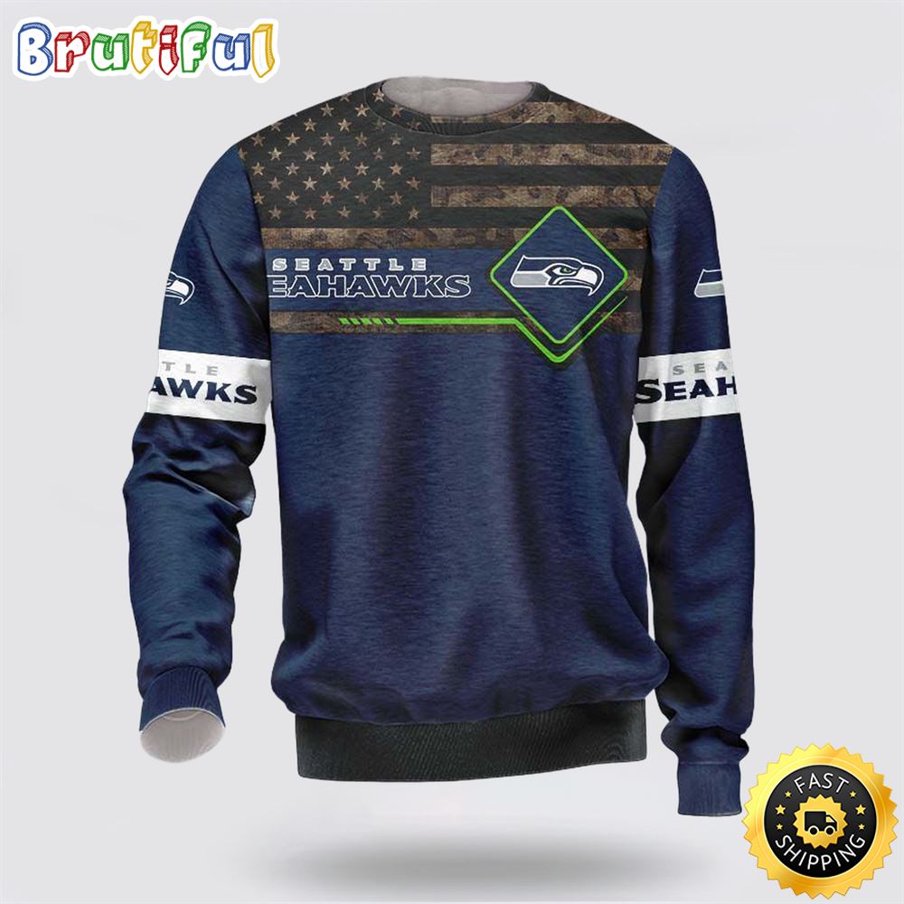 NFL Seattle Seahawks Crewneck Sweatshirt For Cool Fans og3mdj