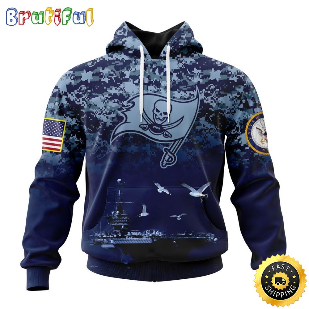 NFL Tampa Bay Buccaneers 3D Hoodie Honor US Navy Veterans Stylish Gear For Fans 1 rwacel