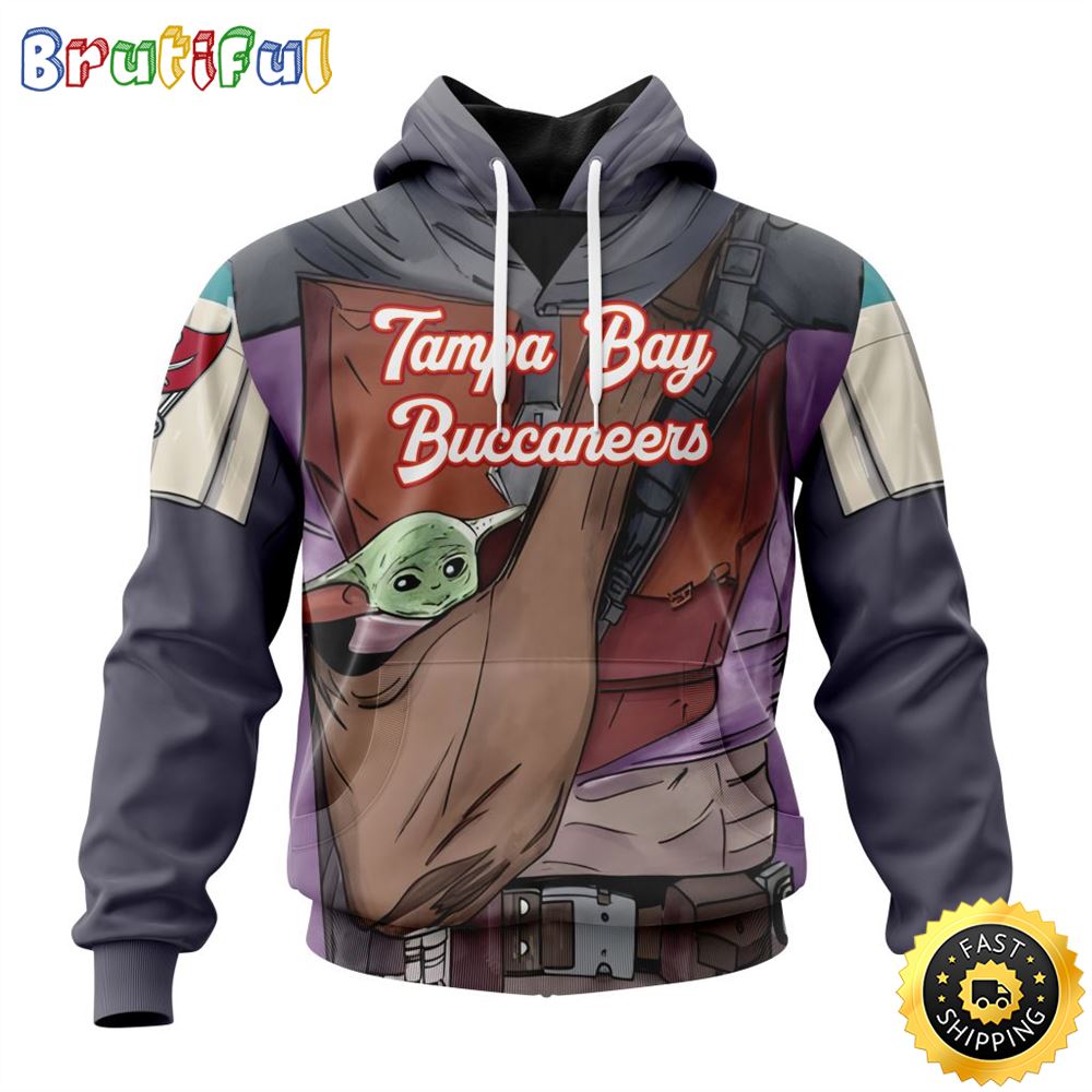 NFL Tampa Bay Buccaneers All Over Print 3D Hoodie Specialized Mandalorian And Baby Yoda Unisex Hoodies 1 ppoqg2