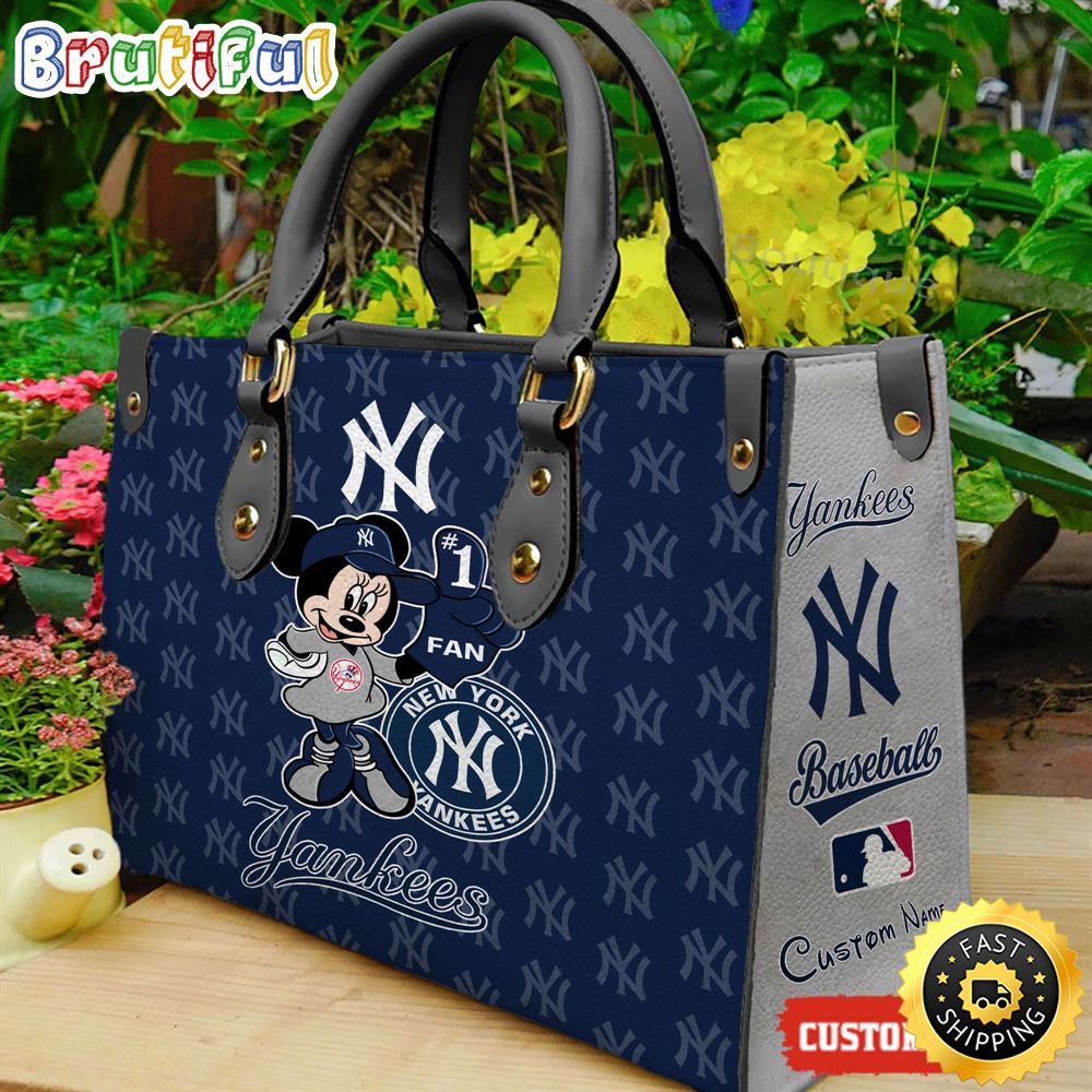 New York Yankees Minnie Women Leather Hand Bag 1 ikjvfv