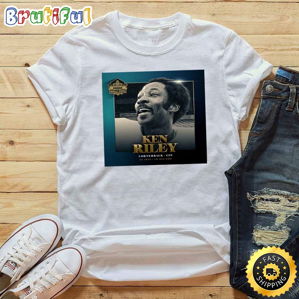 Nfl Hall Of Fame 2023 Ken Riley White T Shirt bzzke8