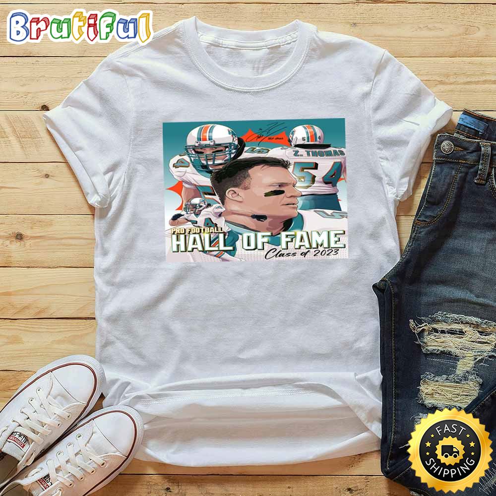 Nfl Miami Dolphins Pro Football Hall Of Fame Class Of 2023 White T Shirt rdfyve