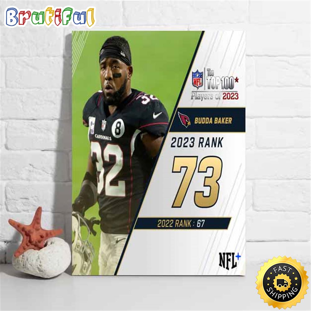 Nfl The Top 100 Players Of 2023 Arizona Cardinals Budda Baker Poster hshyhj