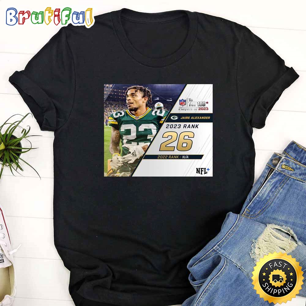 Nfl The Top 100 Players Of 2023 Green Bay Packers Jaire Alexander T Shirt cqlbuy