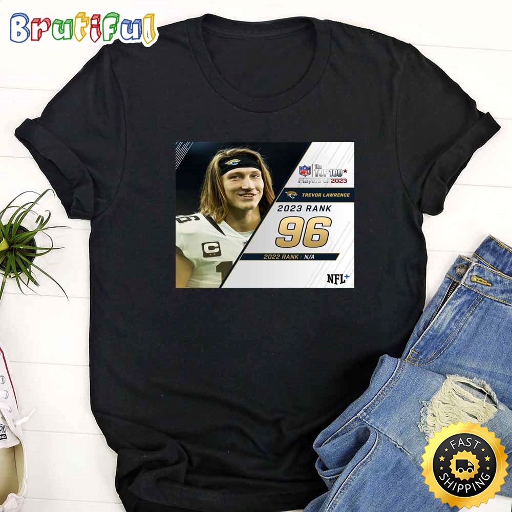 Nfl The Top 100 Players Of 2023 Jacksonville Jaguars Trevor Lawrence T Shirt acr004