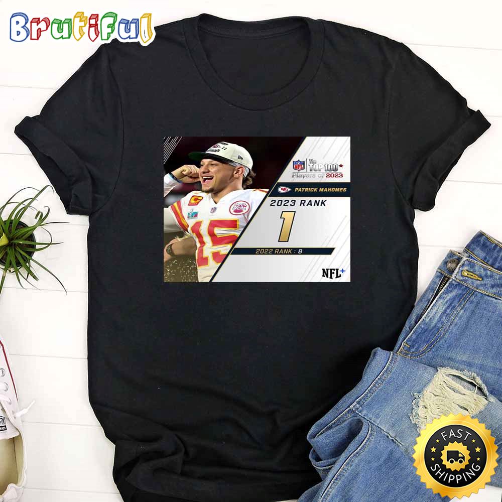 Nfl The Top 100 Players Of 2023 Kansas City Chiefs Patrick Mahomes T Shirt hc0slg