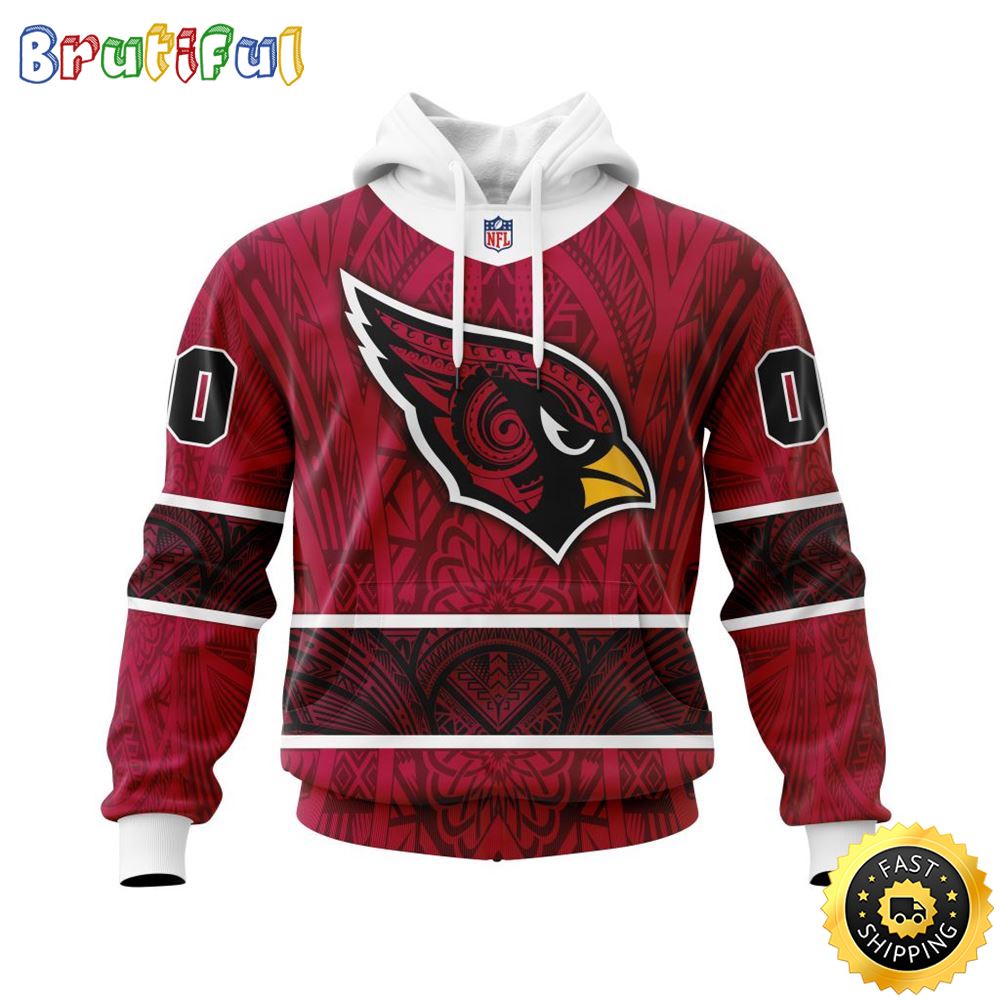 Personalized NFL Arizona Cardinals All Over Print 3D Hoodie Specialized Native With Samoa Culture Unisex Hoodie 1 ekt8ld