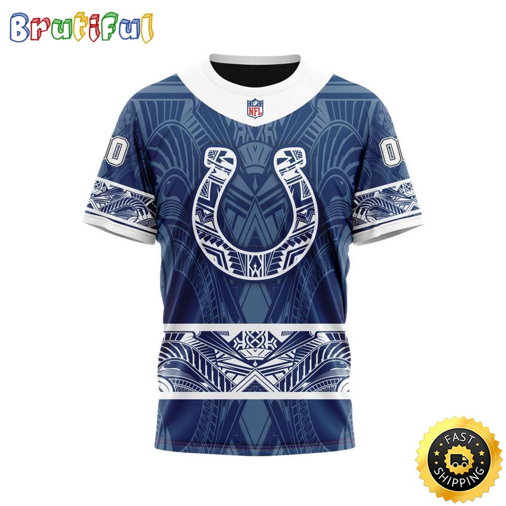 Personalized NFL Indianapolis Colts 3D T Shirt Specialized Native With Samoa Culture For Football Fans 1 p9vyjd