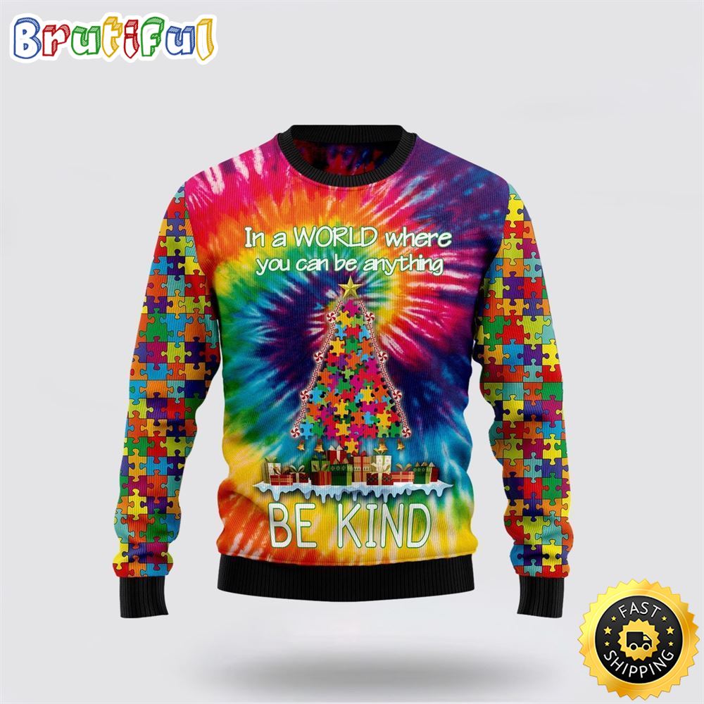 Autism Christmas Tree Ugly Christmas Sweater Christmas Gift For That Everyone Will Love 1 h5ytpa