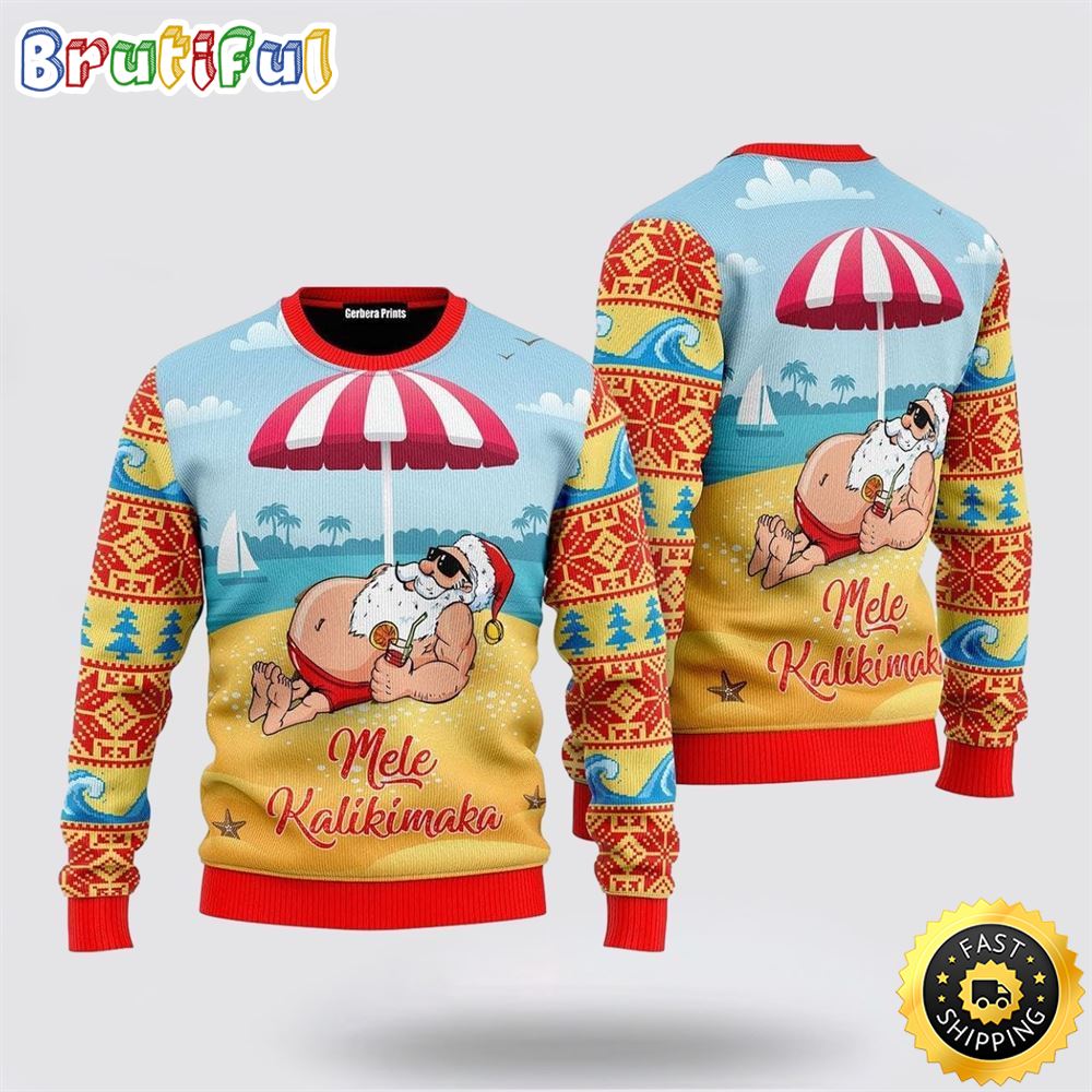 Bigfoot Ugly Christmas Sweater 1 j7xrtq