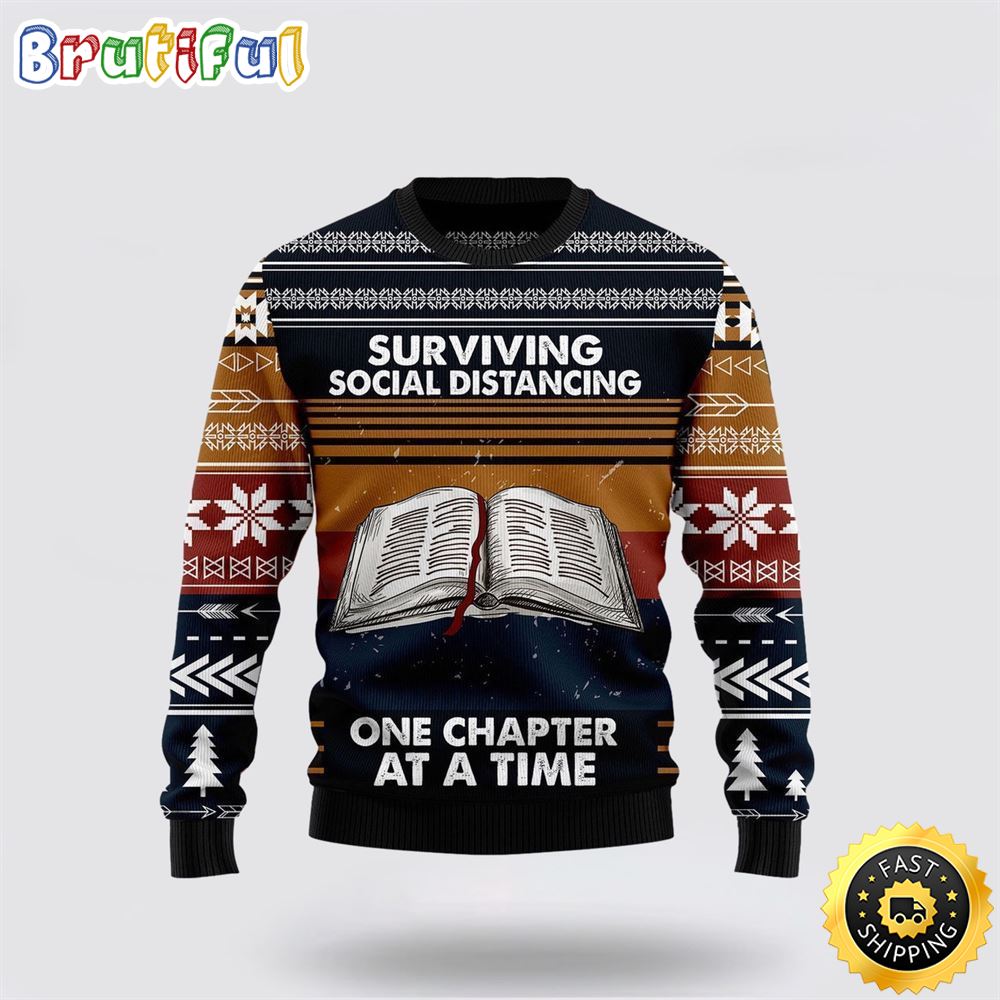 Book Retro Vintage Ugly Christmas Sweater Christmas Gift For That Everyone Will Love 1 u8hy0l