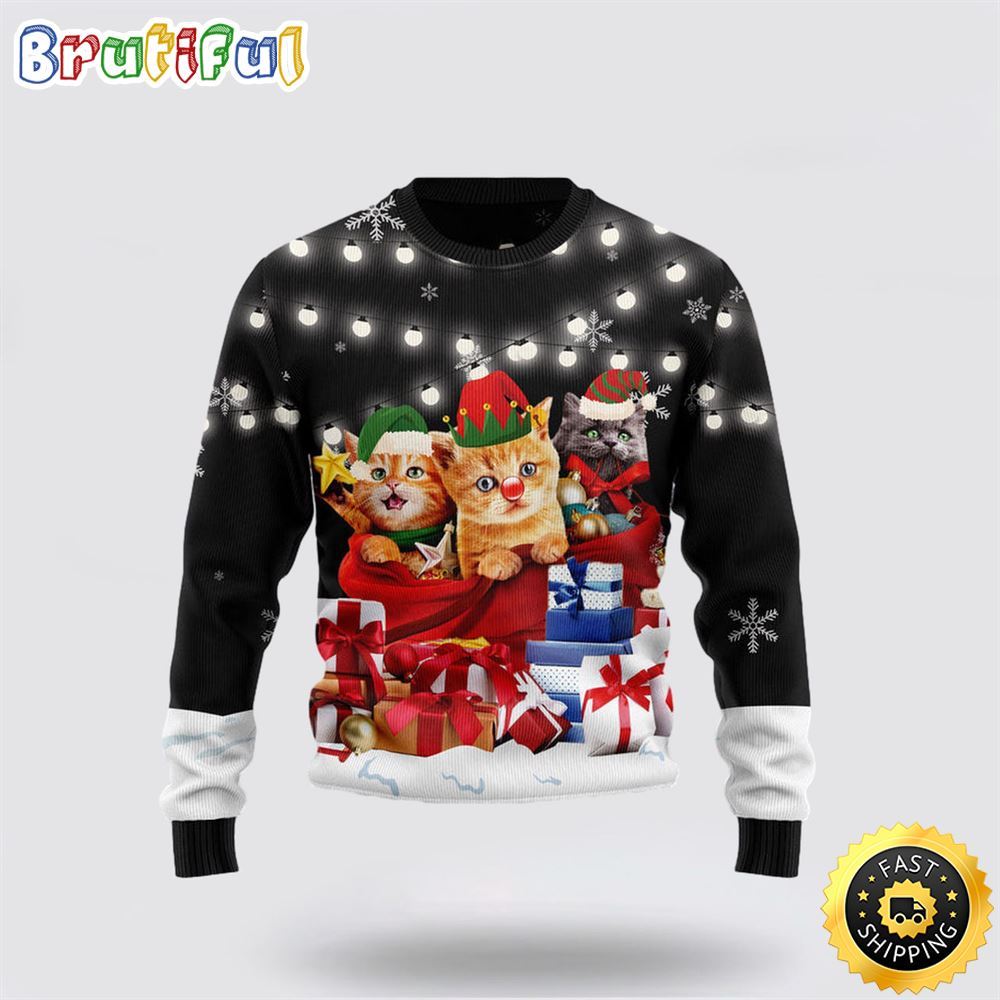 Cat Gifts Noel Ugly Christmas Sweater Perfect Christmas Gift For Cat Lover 1 n2inhf
