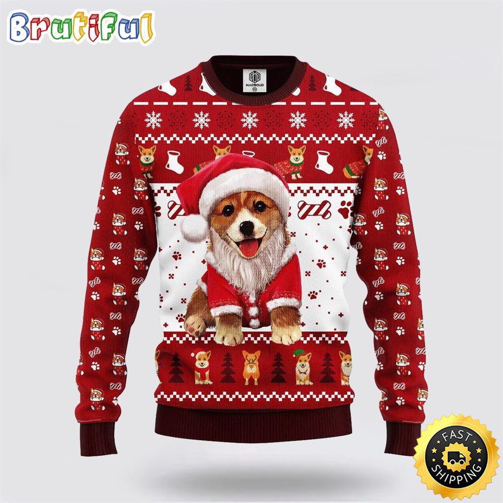 Corgi Noel Cute Christmas Ugly christmas Sweater Show Your Love For Your Furry Friend 1 kmf3ew