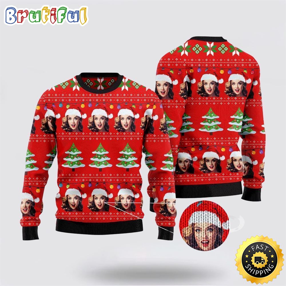Custom Family Members Friends Face Christmas Sweater Christmas Gift For That Everyone Will Love 1 llhm7h