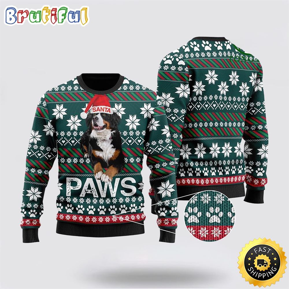 Cute Bernese Mountain Dog Ugly Christmas Sweater Show Your Love For Your Furry Friend 1 aw4gpb