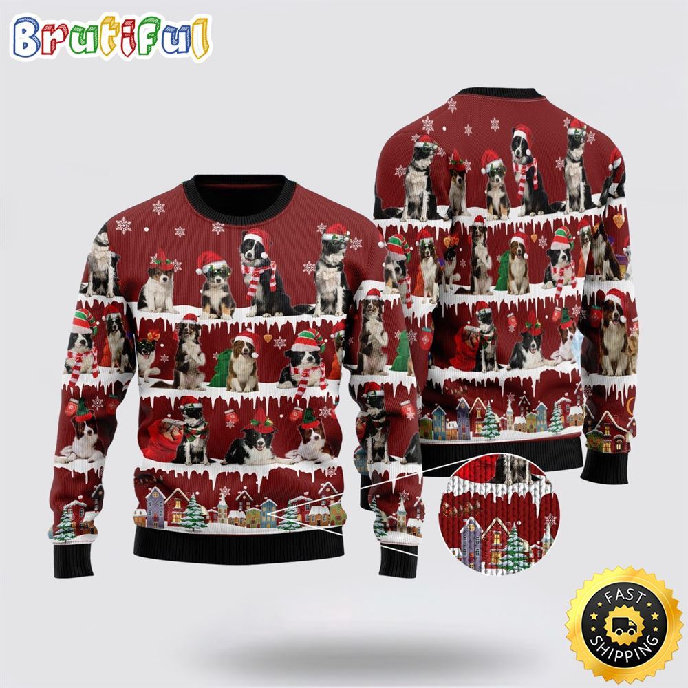 Cute Dog Ugly Christmas Sweater Show Your Love For Your Furry Friend 1 spaudz